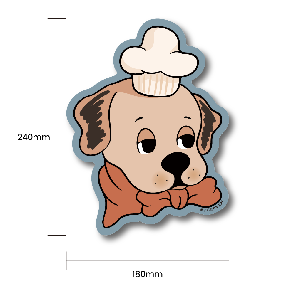 BOMP-007 ベーカリーシェフ・マウスパッド Burger