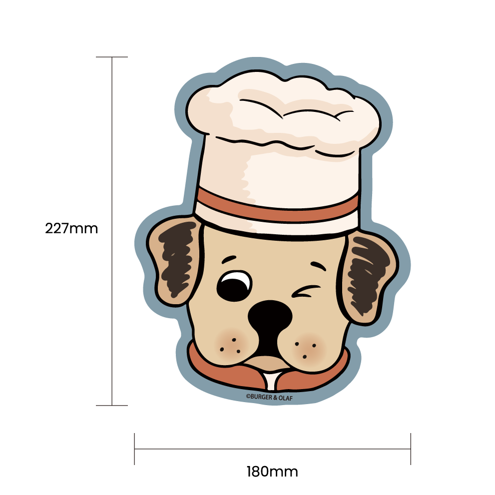 BOMP-008 ベーカリーシェフ・マウスパッド Olaf