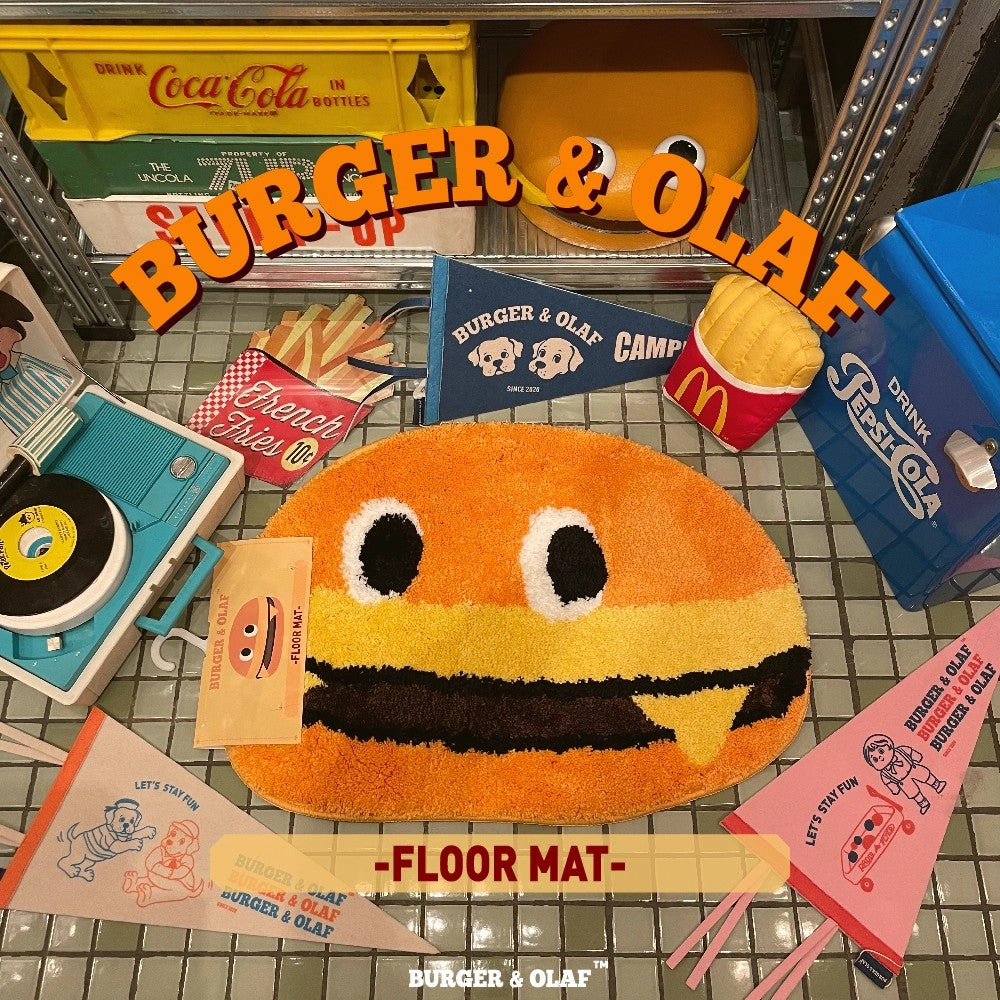 BOFM-001 チーズバーガー マット Cheese Guy Floor Mat