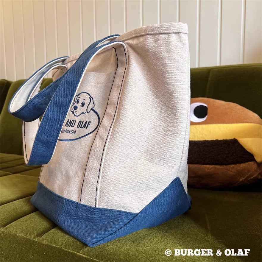 ラブラドール・レトリバー ロゴ刺繍キャンバストートバッグ BOBG-001